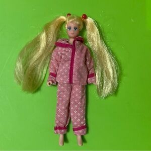 Vintage 1995 Sailor Moon Serena in Pajamas Doll Serena’s Bedroom Set Bandai